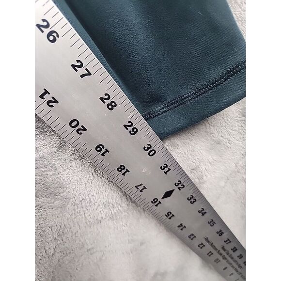 Lululemon Womens Green Elastic Waist High Rise Compression Legging Pants Size 8 - Picture 8 of 8